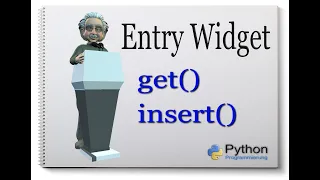 Python Tkinter Entry Widget method get and insert english