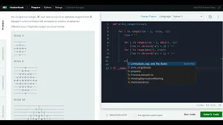 Hackerrank Python Solution Strings - Python Alphabet Rangoli