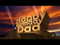Happy Birt ay Dad