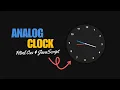 Analog Clock Using HTML CSS and JavaScript Beginner-Friendly Tutorial