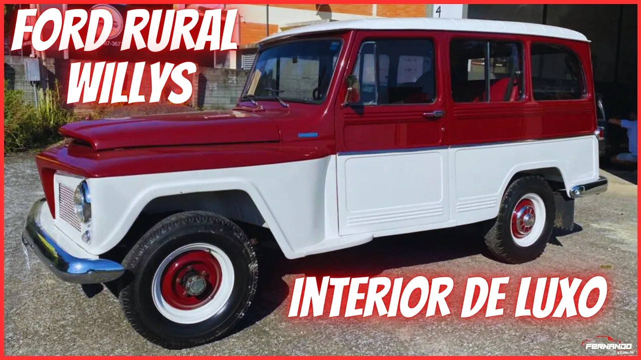 *À VENDA* FORD RURAL WILLYS 1974 MOTOR 6 CILINDROS *INTERIOR DE LUXO*