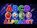 A to Z alphabet Letters with illustration clipart Capital Letters ABCD