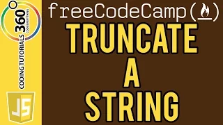 Truncate a String JavaScript Free Code Camp