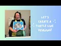 Turtle Line Drawing Tutorial Elements of Art Series Part 1 Line