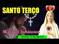 Download Lagu Santo Terço Quinta Feira (21/08/2025) 🌹 Mistérios Luminosos 🌹 Terço Mariano