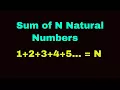 Sum of Natural numbers sum of natural numbers in php