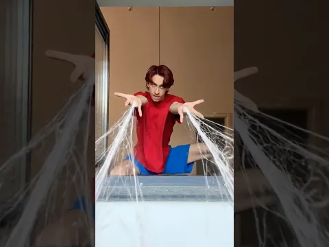 أصبحت سبايدرمان بعد لدغة عنكبوت! 😱🕷❤️ #الإمارات #ترند #فايرل