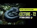 Method Constructor Chaining Super Function in Python Lecture - 72 Python Course In Hindi