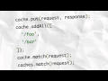 Caching Static Aseets and Serving from the Cache