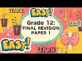 FINAL REVISION | Gr. 12 Life Sciences Paper 1