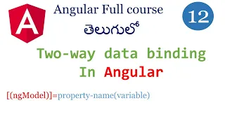 Two way data binding in Angular Two way binding in angular ngModel Angular tutorials Angular