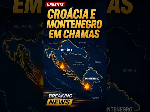 A EUROPA EM CHAMAS: O QUE ESTÁ ACONTECENDO NA CROÁCIA E EM MONTENEGRO