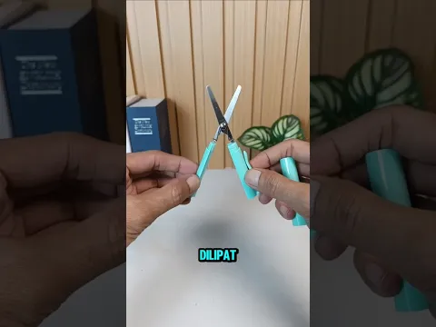 Gunting mini yang praktis dan gampang dibawa ke mana-mana ✂️📚  #GuntingMini #GuntingLipat