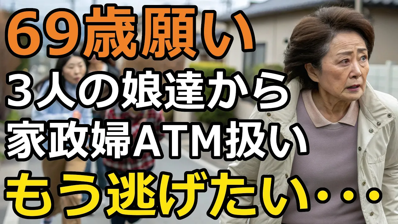 Outline Video 競うように孫の世話を頼りお金を要求する娘達。私は便利屋なの?エスカレートする娘への最後の言葉【60代以上の方へ/老後の幸せ/シニア】