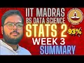 Statistics 2 Week 3 Summary All Concepts Formulas Simply Explained IIT Madras BS Data Science
