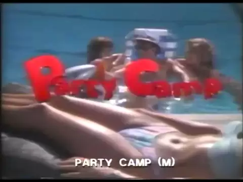 Party Camp — Movie Trailer (1987) — 80s Nudie Cutey Film with bikini