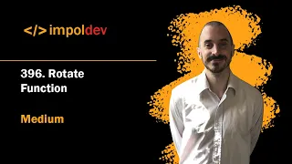 Rotate Function LeetCode 396 - Python
