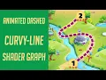 Animated Dashed Curvy-Line Shader Graph for Level Map - Easy Unity Tutorial
