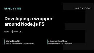 Time Building a wrapper around Node js FileSystem Part 1