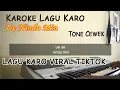 Lagu UE NINDU MIN KAROKE LAGU KARO - TONE CEWEK || CIP. RINTO DEJE MUNTHE || LAGU KARO VIRAL DI TIKTOK