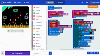 The BBC micro bit - BINARY SEQUENCE