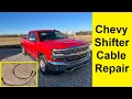 Silverado Lower Shifter Cable Replacement