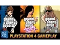 Lagu GTA 3, GTA Vice City \u0026 GTA San Andreas - PlayStation 4 Gameplay
