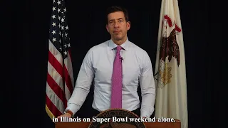 Illinois Secretary of State Alexi Giannoulias shares a message on Super Bowl Weekend