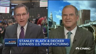 Stanley Black Decker CEO on trade tariffs and supply chain diversification
