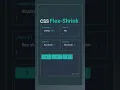 The flex-shrink property in flex