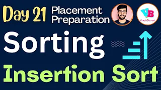 Sorting - Insertion Sort in telugu DSA in Telugu Vamsi Bhavani