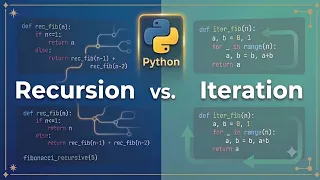 Python Recursion Vs Iteration Problem Solving and Python Programming