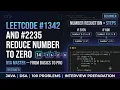 LeetCode Explained Reduce Number to Zero Java DSA