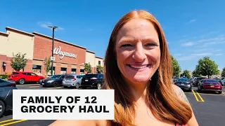 FAMILY OF 12 GROCERY HAUL
