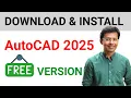 AUTOCAD 2025 DOWNLOAD AND INSTALL AutoCAD 2025 FREE