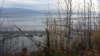 Knik arm Alaska bore tide time lapse