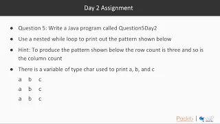 Java 11 in 7 Days Result Day 2 packtpub com