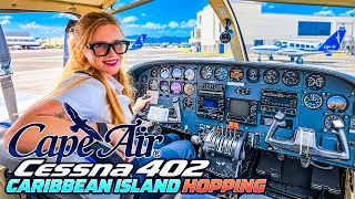 Caribbean Island Hopping on the Cessna 402 of Cape Air🏝️