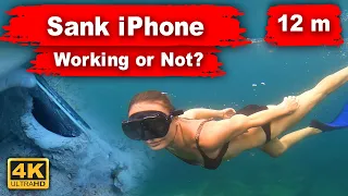 Iphone in 12 meters underwater. Food market at Linton Bay Marina. Another day in paradise.