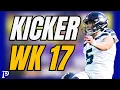 MUST START Fantasy Kickers - Week 17 Kicker Tiers Rankings