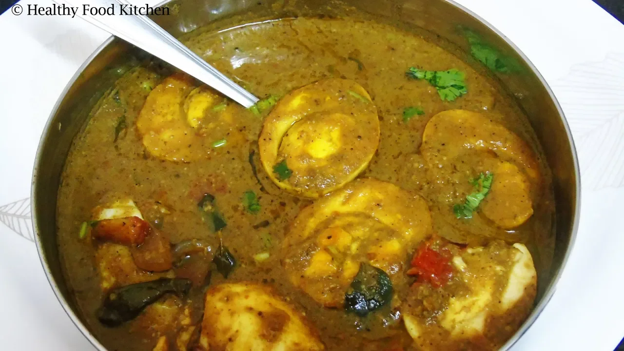 Egg Curry Recipe in Tamil - Muttai Gravy Recipe - Egg gravy Recipe - Muttai Curry Recipe