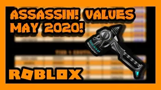 ROBLOX ASSASSIN VALUE LIST MAY 2020 ZICKOI