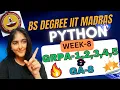 Python Week 8 Graded Assignment GRPA Solutions Complete Answers Explanation