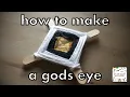 How to Make a God s eye Step by Step Art for Kids