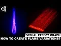 Unity3d VFX Graph - How To Create Flame Variations With Visual Effect Graph