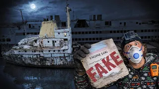 24 Hrs Investigating a Real Ghost Ship Alone (Fake Documents Found)