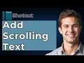 How To Add Scrolling Text In Shotcut 2026 Guide
