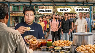 I Invited Every Generations to Finish this Golgappa Stall!!!