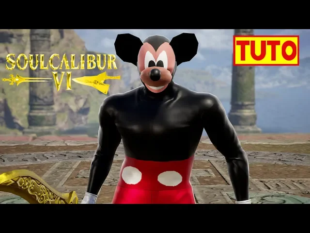 SOULCALIBUR 6 TUTORIAL : HOW TO MAKE MICKEY MOUSE
