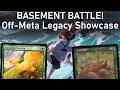 POST BAN BASEMENT BATTLE! Legacy Off-Meta Showcase. BoshNRoll vs. Ecobaronen. MTG